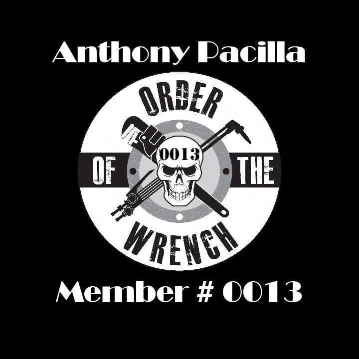 Anthony pacilla is a member of order of the wrench
