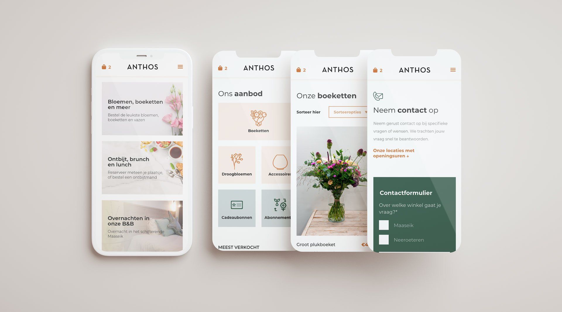 Website & webshop UI/UX