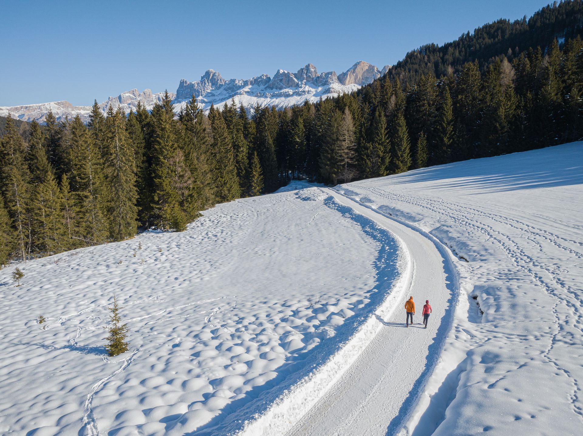 Schneeschuhwandern Obereggen Carezza 