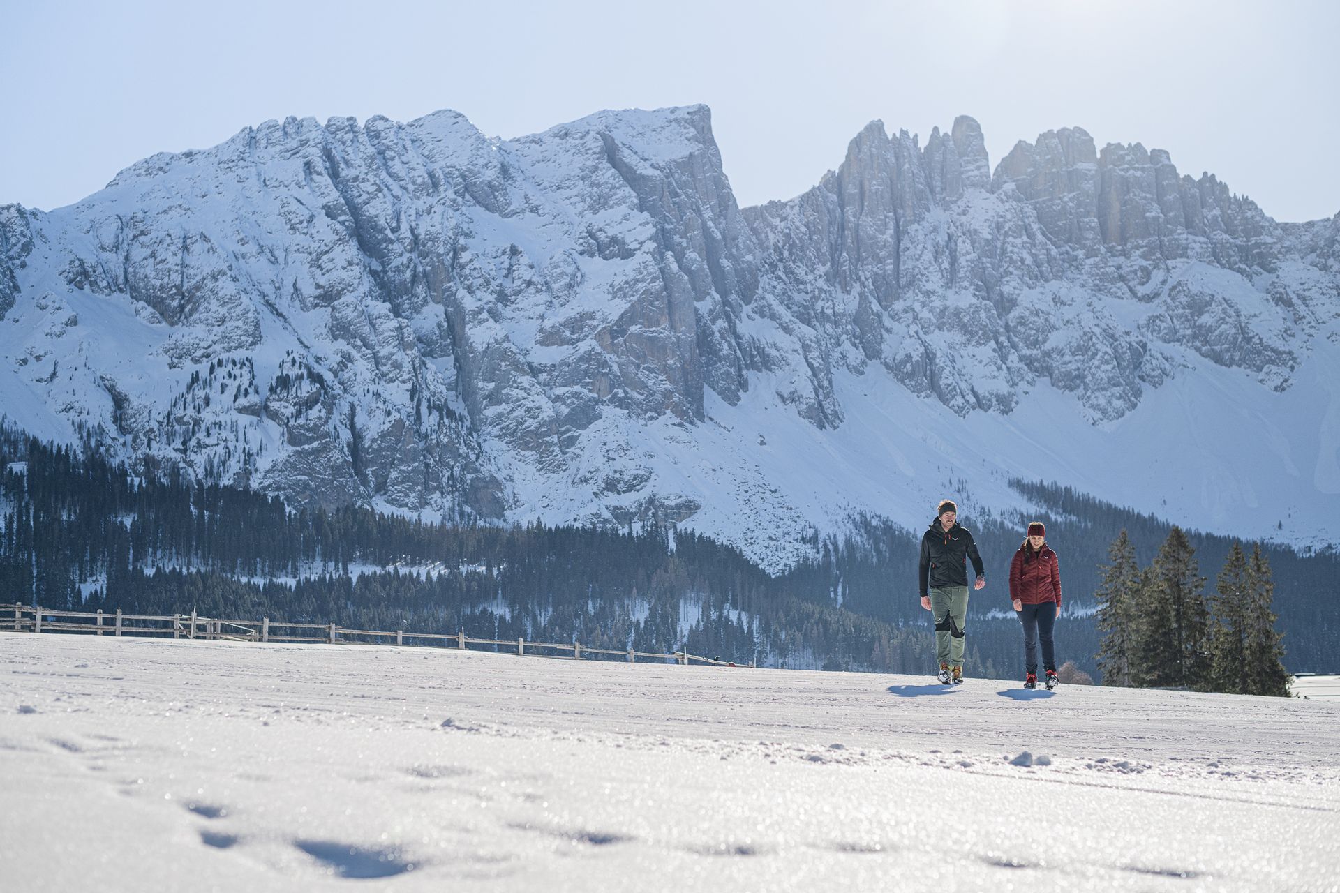 Winterwandern Eggental Südtirol