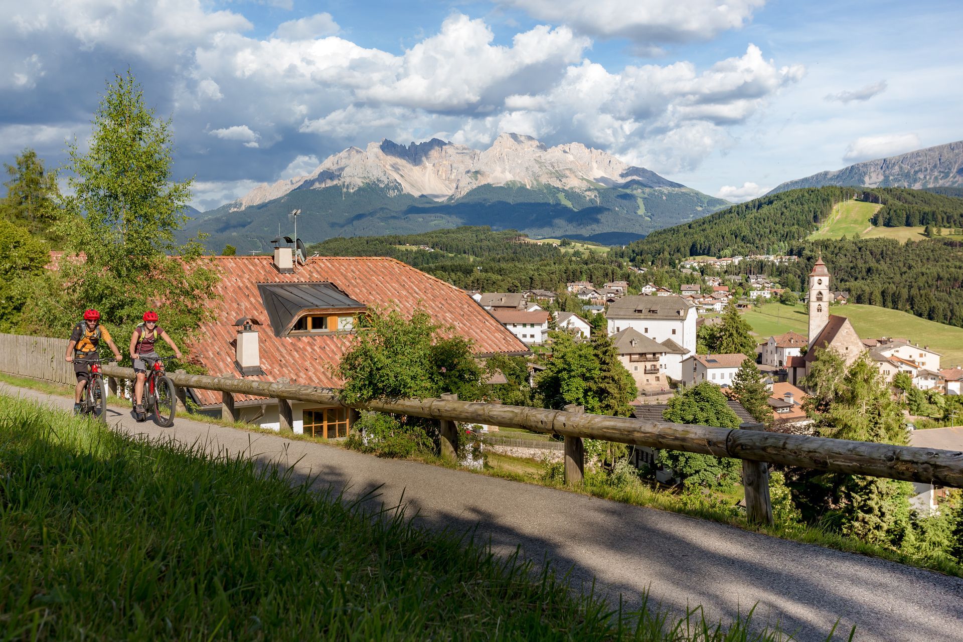 Mountainbiken Welschnofen Rosengarten Latemar 