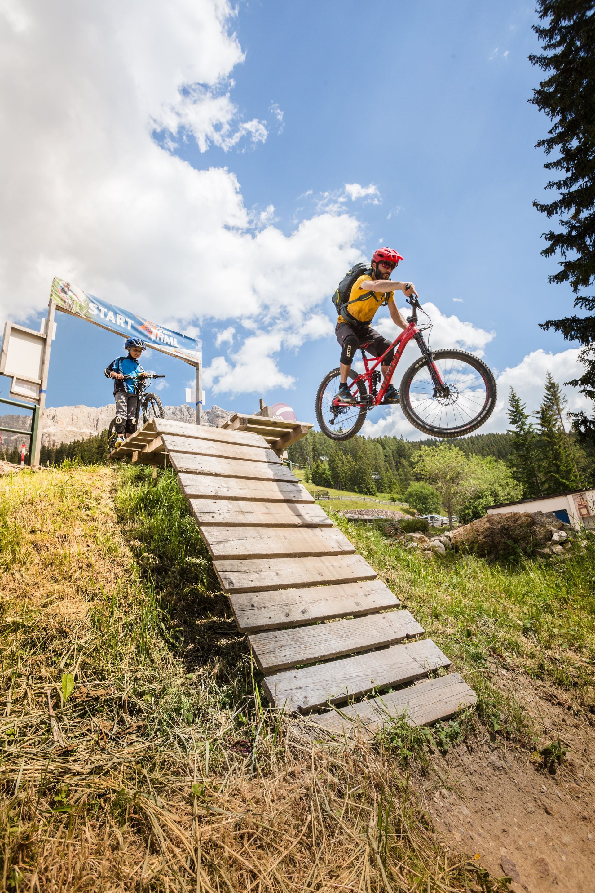 Mountainbiketouren Eggental Kinder 