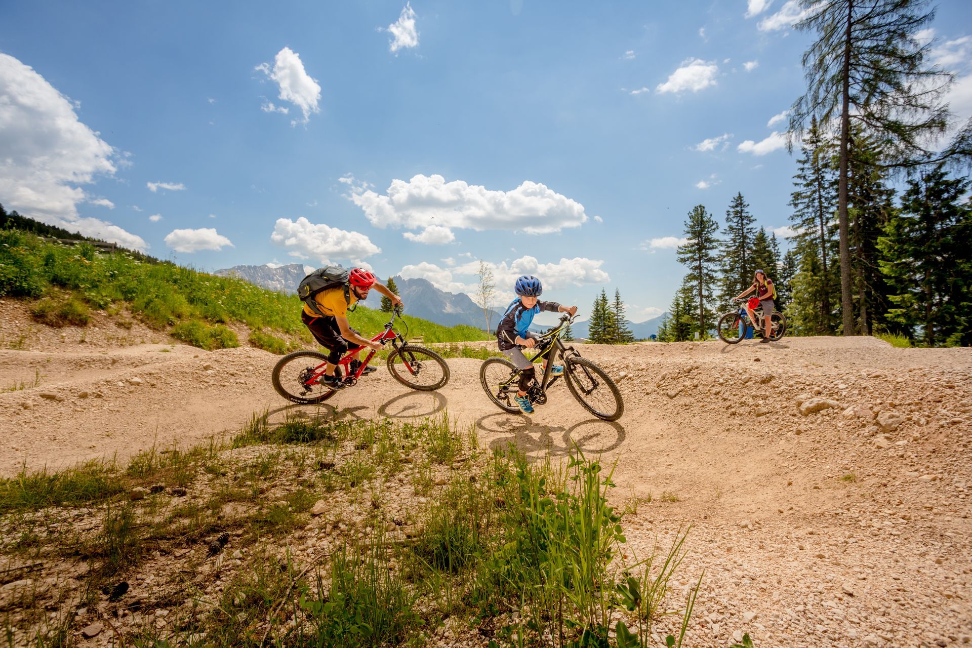 Mountainbiken Familein im Eggental 