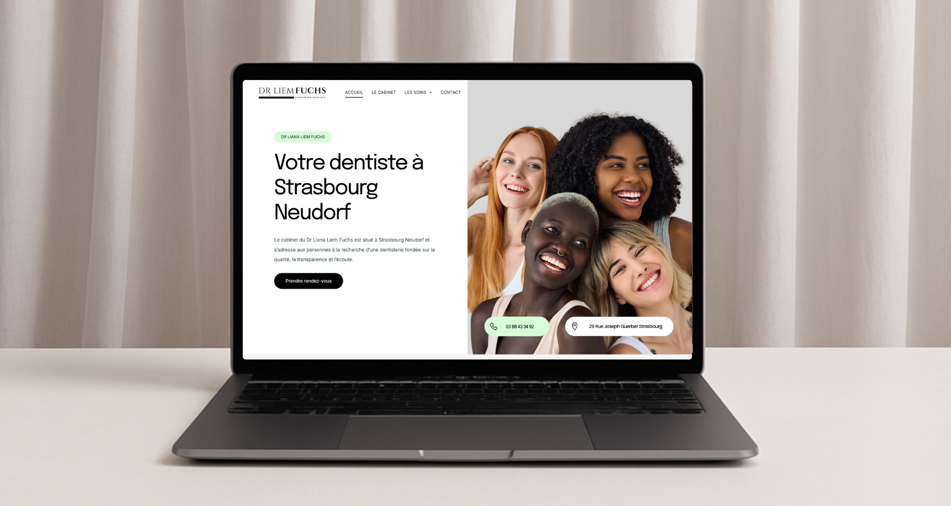 Mise en page de papeterie vert foncé et blanc avec logo « HD », lignes diagonales et plusieurs blocs-notes.