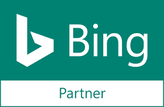 A bing partner logo on a green background.