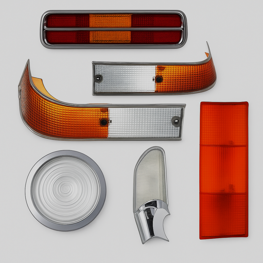 Car lamp and lenses 