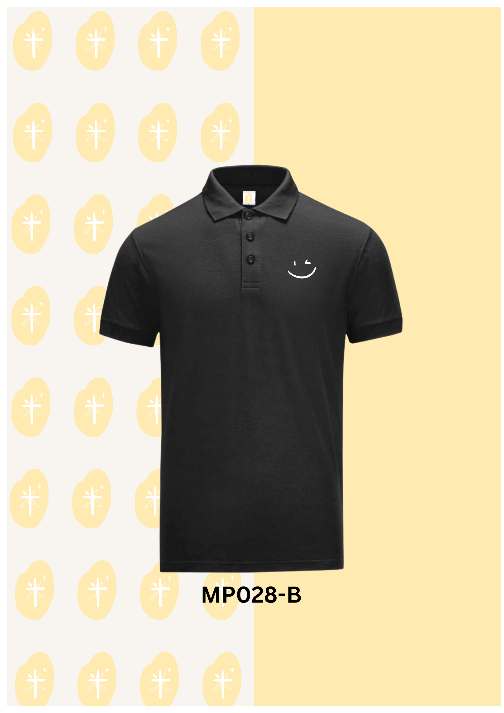 MP028-JOY POLO(BLACK)