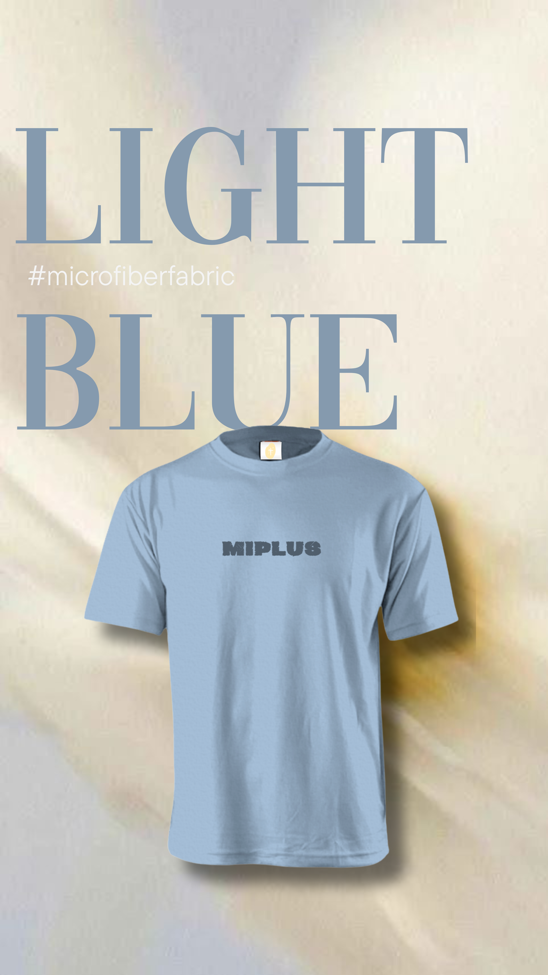 MIPLUS ACTIVE TEE -LIGHT BLUE