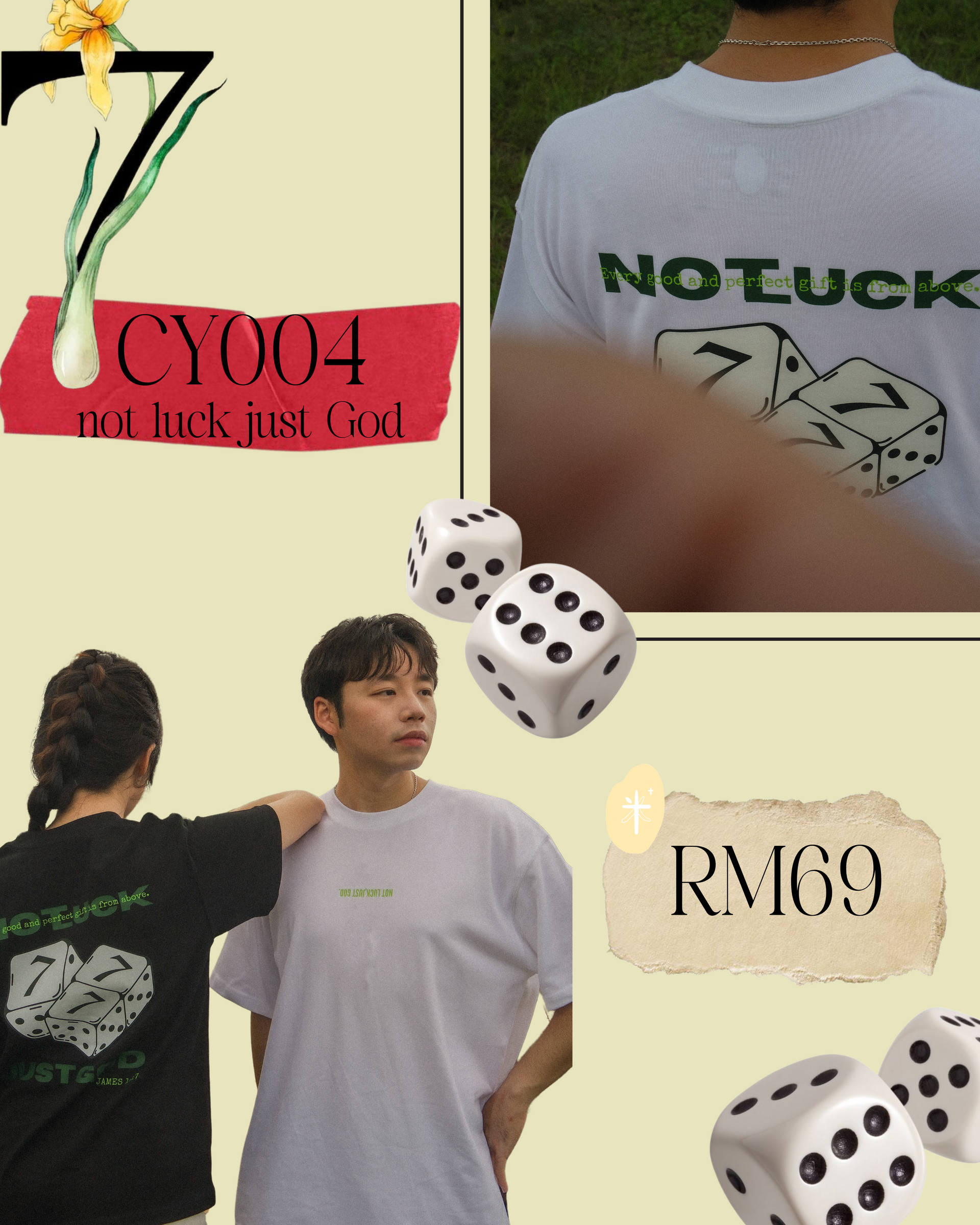 CY004-NOT LUCK JUST GOD