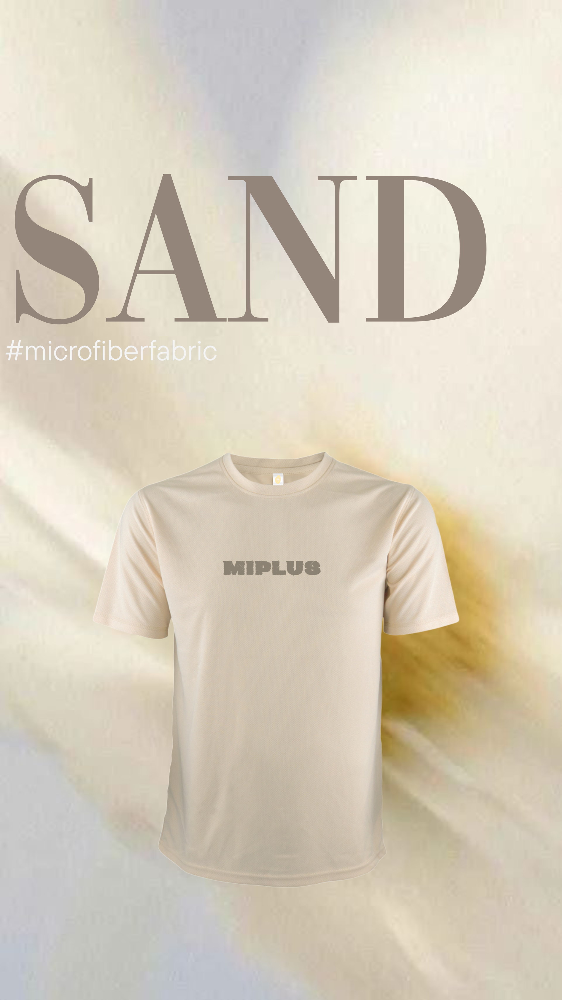 MIPLUS ACTIVE TEE -SAND