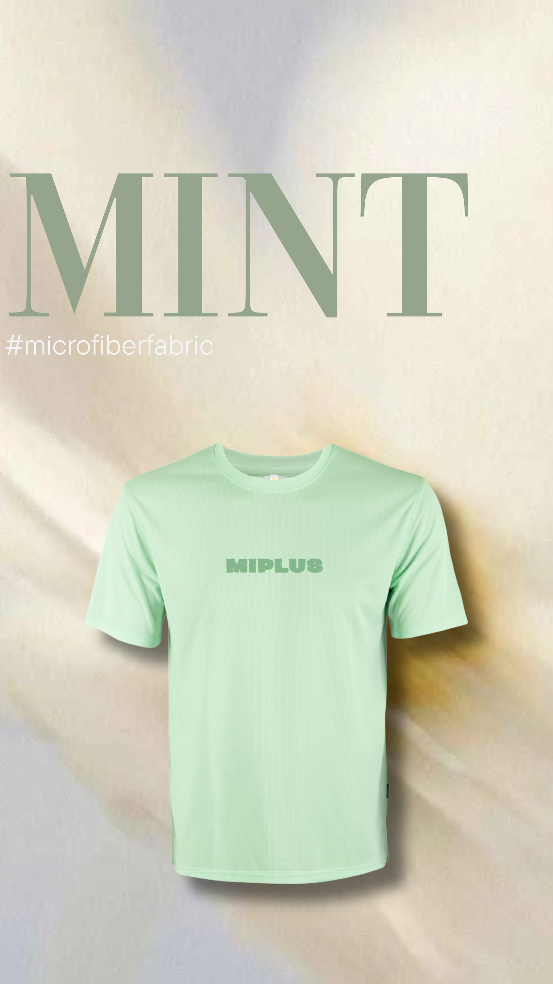MIPLUS ACTIVE TEE -MINT