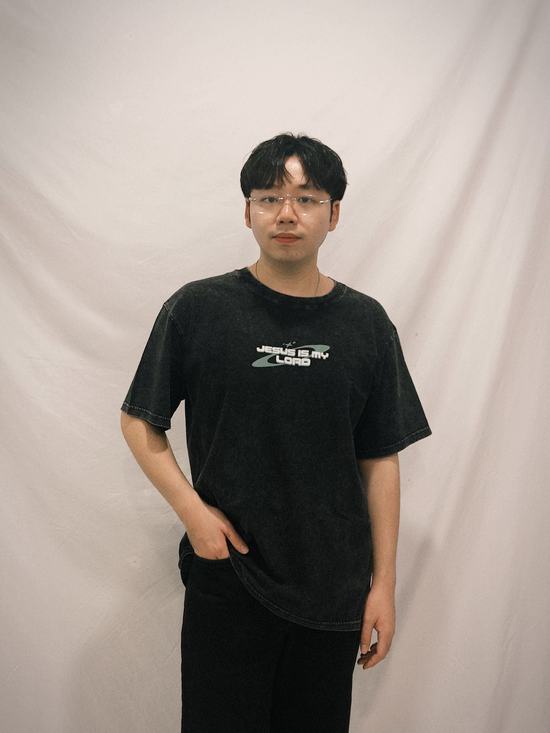 JS001-JESUS IS MY LORD (WASHED BLACK)