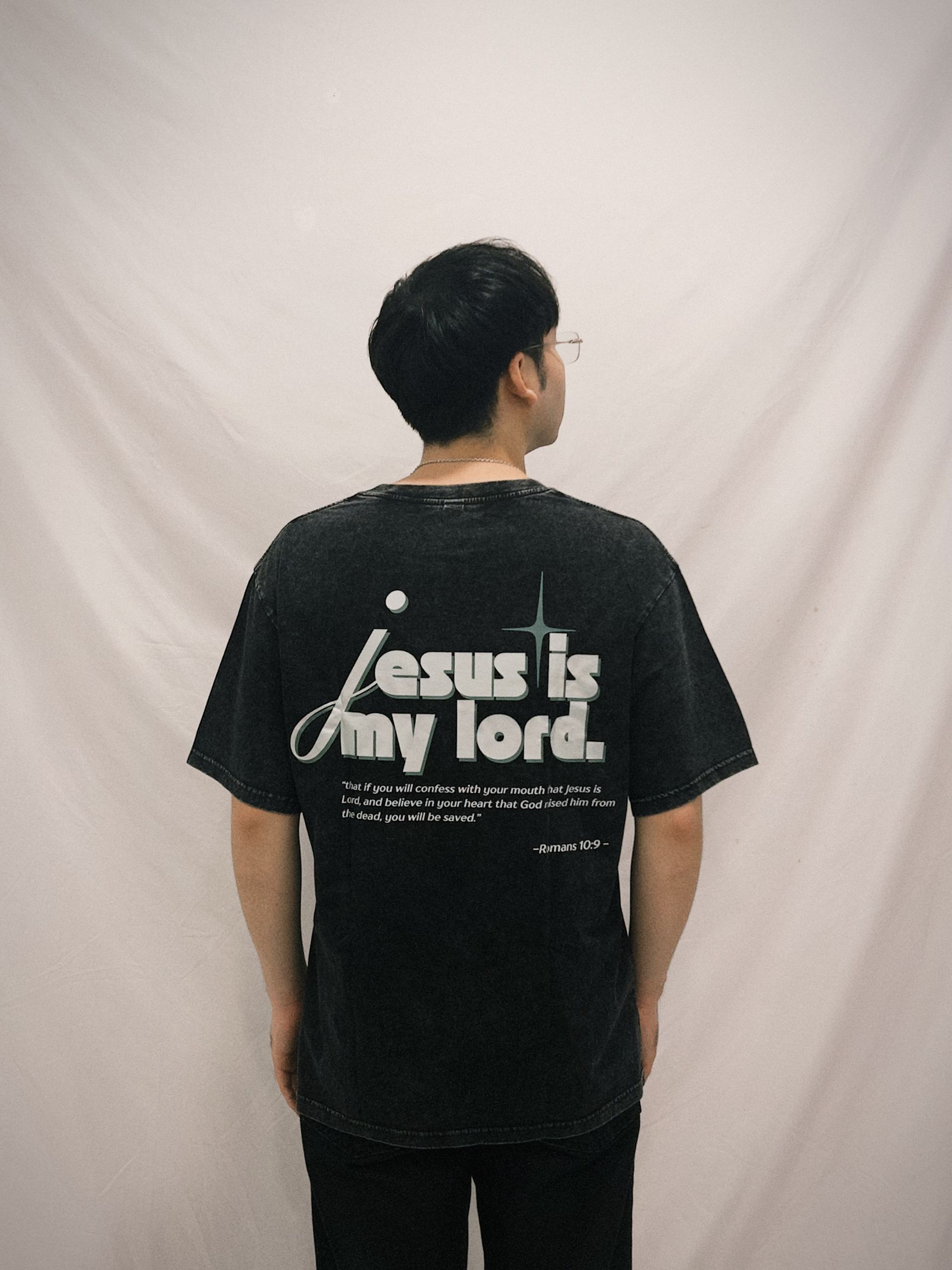 JS001-JESUS IS MY LORD (WASHED BLACK)