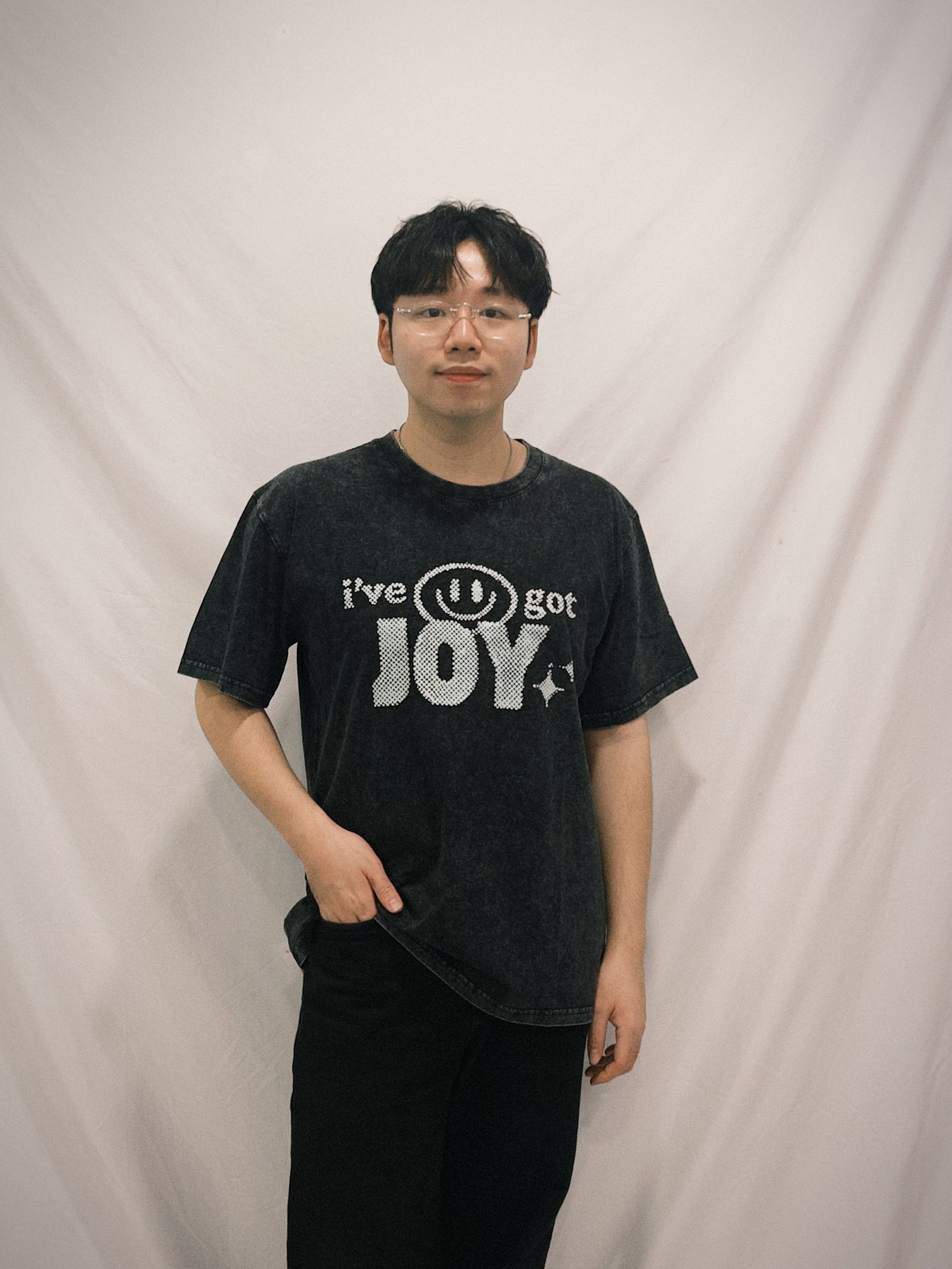 JS002-I'VE GOT JOY (WASHED BLACK)