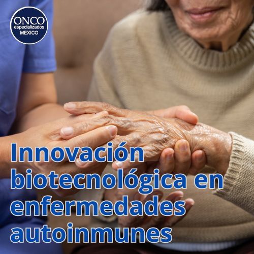 Médico acompañando a paciente en terapia biológica.
