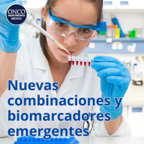 Científica manipulando tubos de ensayo en laboratorio.