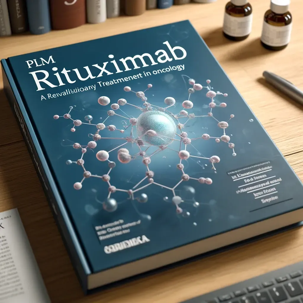 Un libro titulado plm rituximab un tratamiento revolucionario en oncología