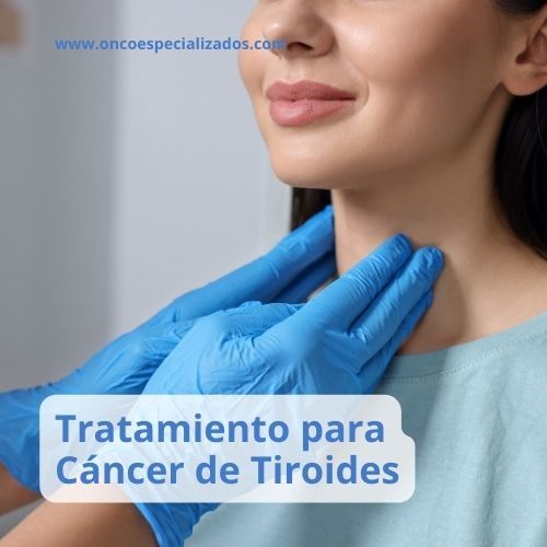 Paciente recibiendo tratamiento con Lenvatinib para cáncer de tiroides en una clínica.