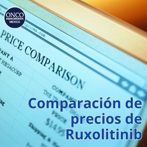 Pantalla con tabla de comparación de precios.