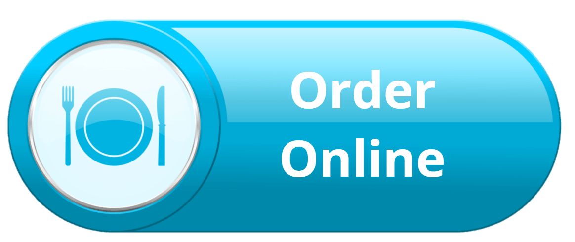 A blue button that says order online on it