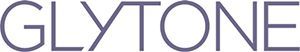 GLYTONE logo in light purple.