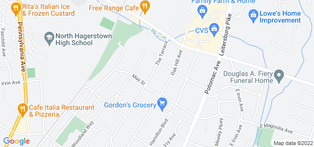 Map of business location