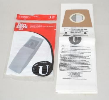 Dirt Devil U Bags - 3pack