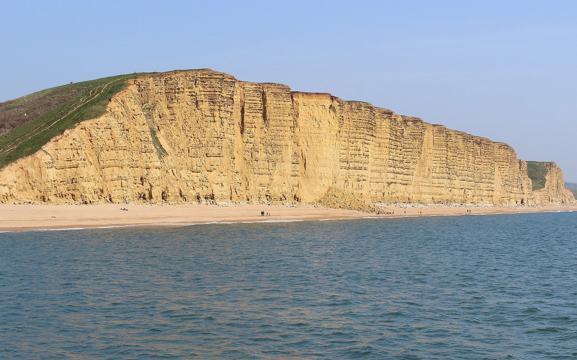 East cliff in Jurassic Coast