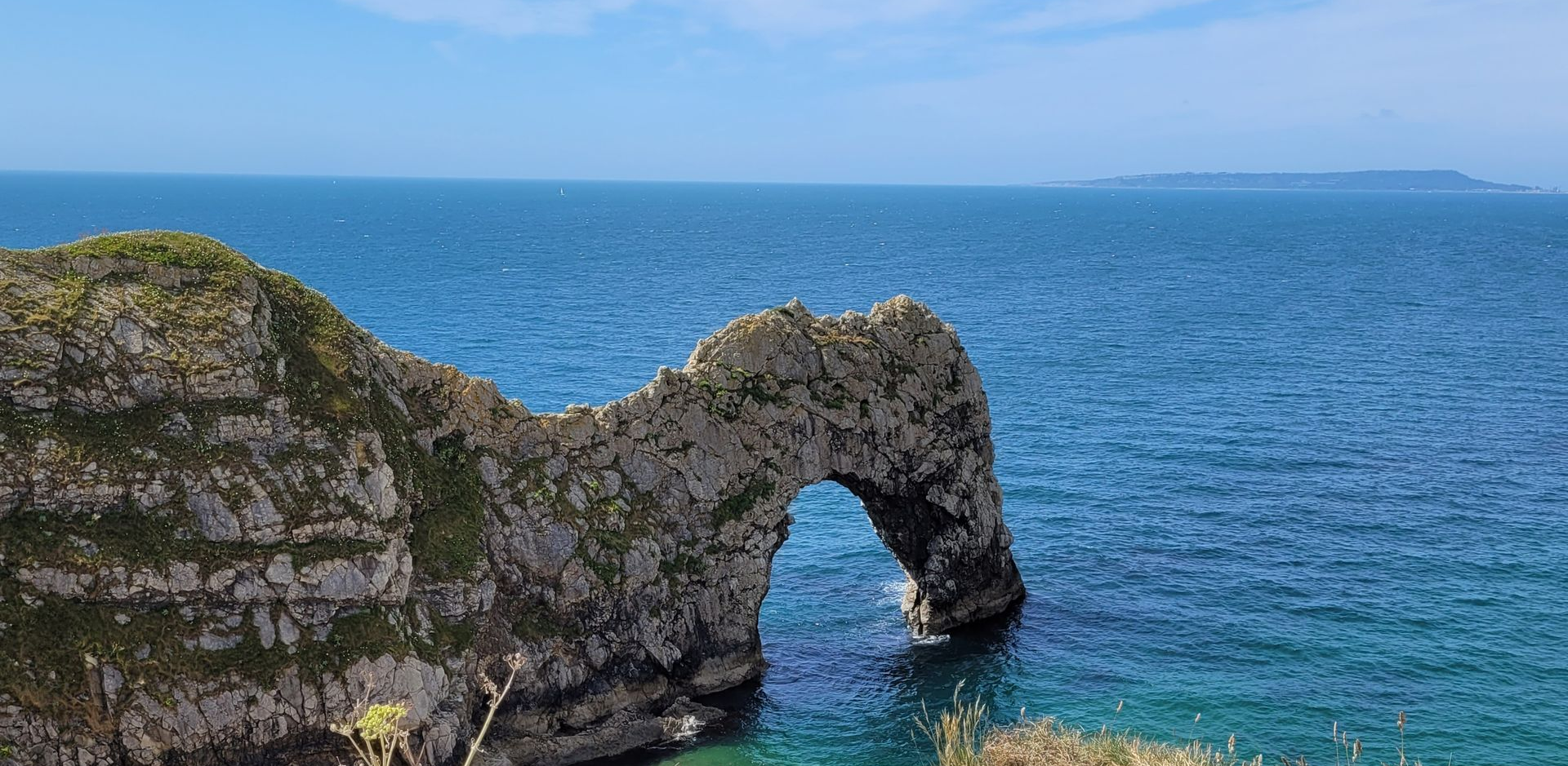 Limestone arch in Jurassic Coast
