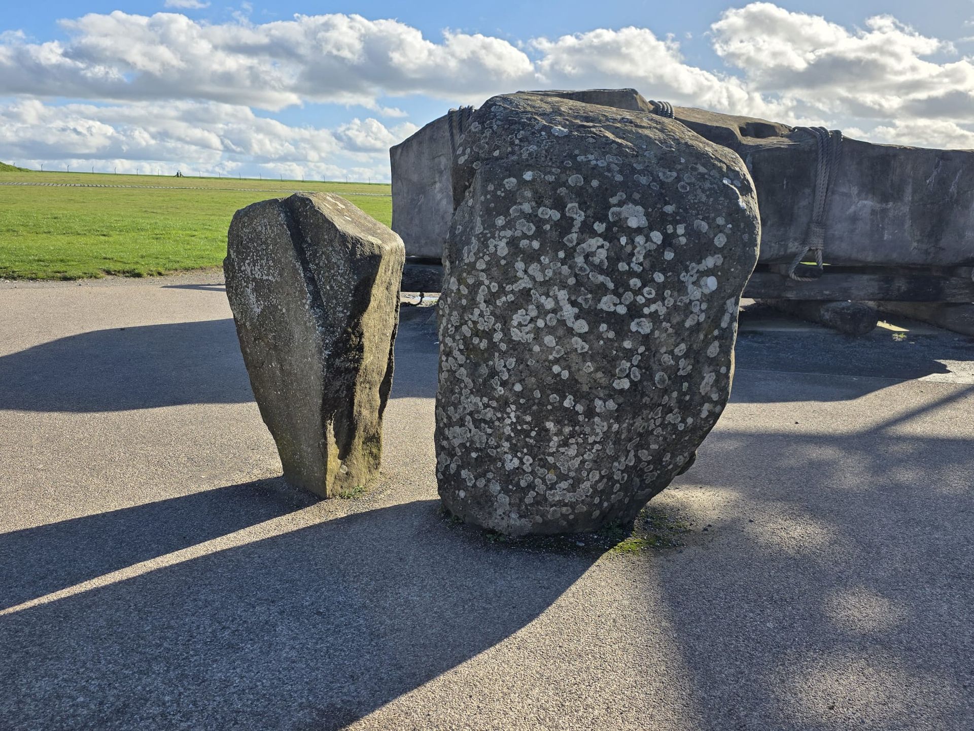 Closeup of stonehenge