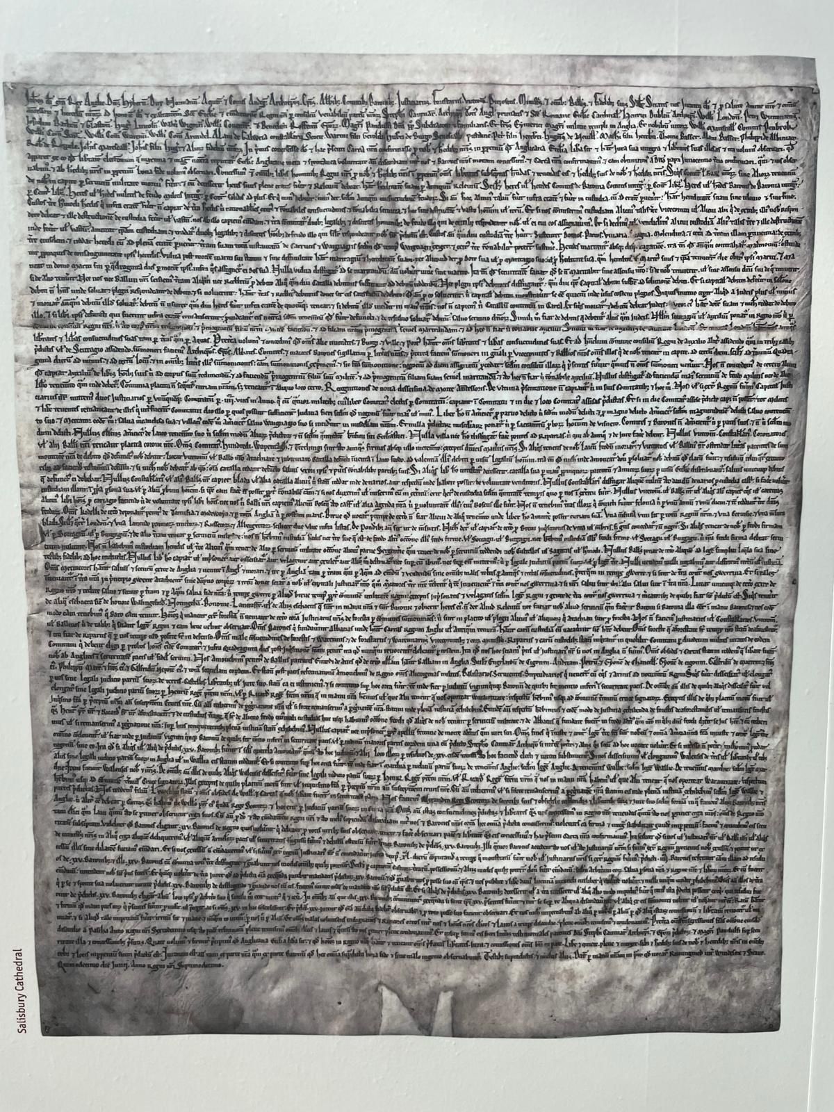 Magna Carta Salisbury
