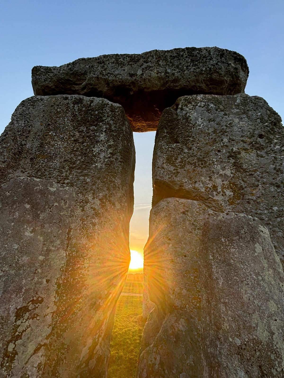 Closeup of Stonehenge