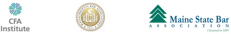 Three logos for maine state bar association cpa institute and maine state bar association