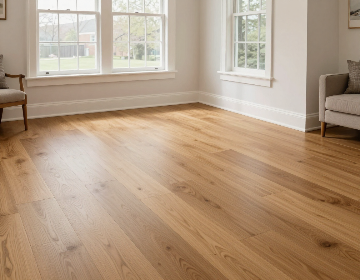 Luxury vinyl plank flooring installed in Columbia County NY property by Mountain Sky Contracting, seamless residential finish