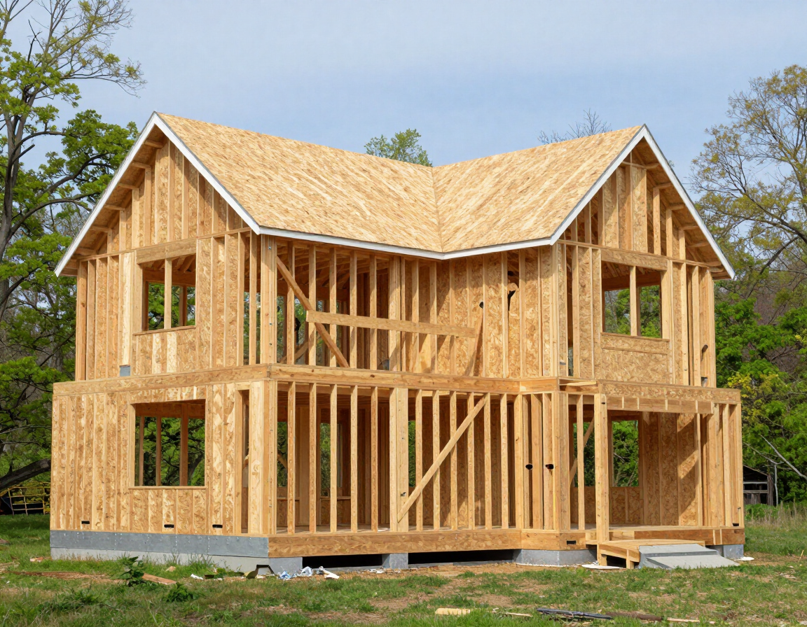 Completed exterior addition and framing project by Mountain Sky Contracting in Hudson Valley NY, general contracting work