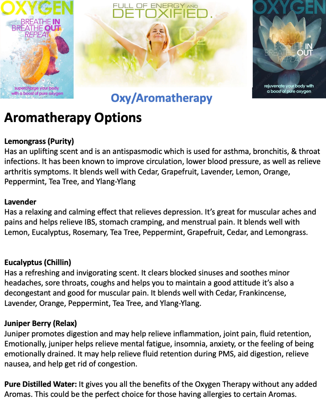 There are many different types of aromatherapy options.
