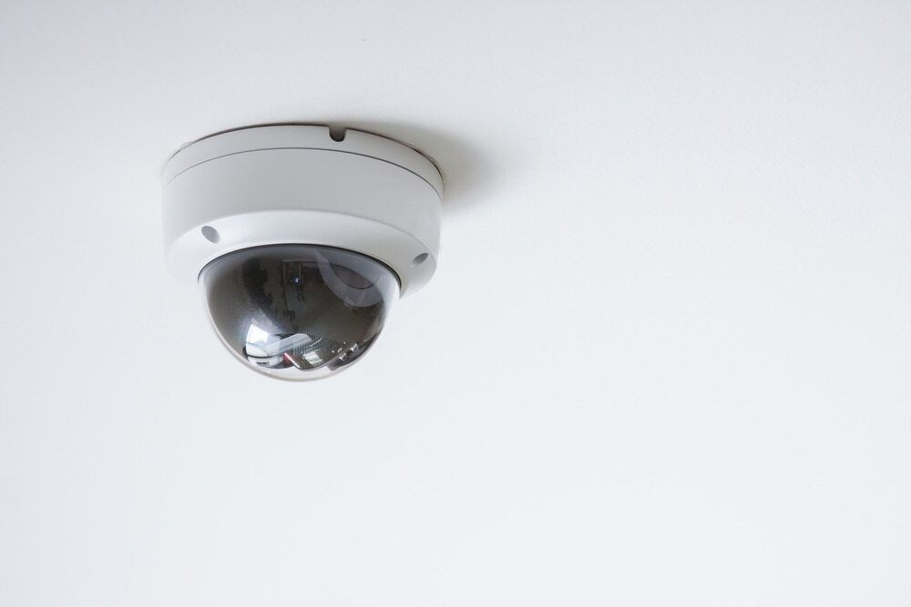 A Dome Security Camera on the Roof — Cool & Secure In Warana, QLD