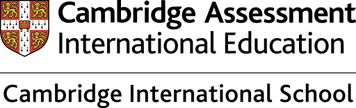 Logotipos de Cambridge Assessment International Education y Cambridge International School sobre un fondo blanco.