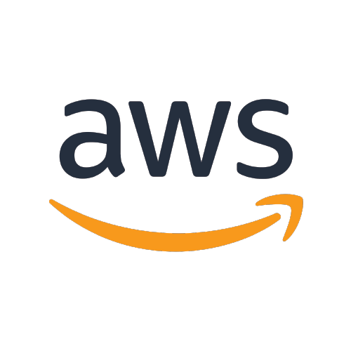 AWS logo: dark blue