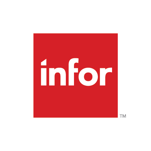 Infor logo: white 