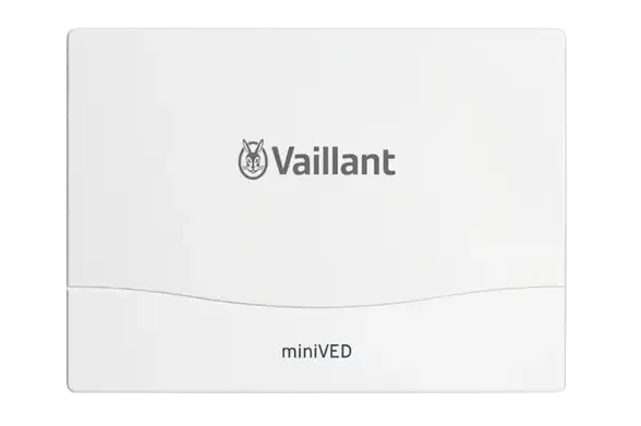 Vaillant mini VED מחמם מים חשמלי מיידי קטן וחסכוני לכיור, שירותים ומטבחים. מים חמים מיידית ללא דוד אגירה וללא בזבוז חשמל.