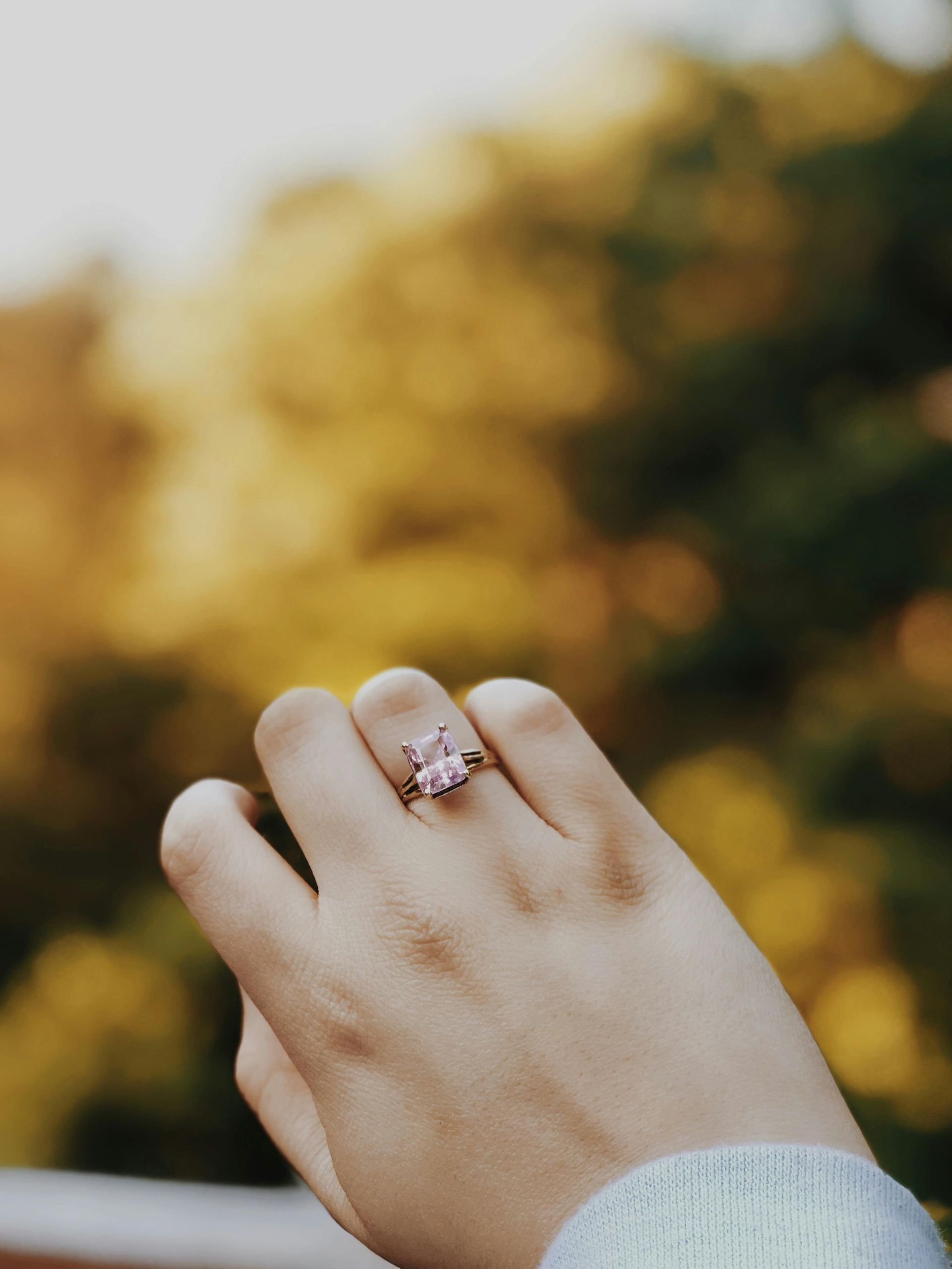 Ring on finger