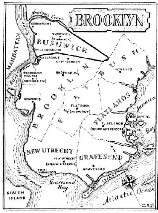 Brooklyn map