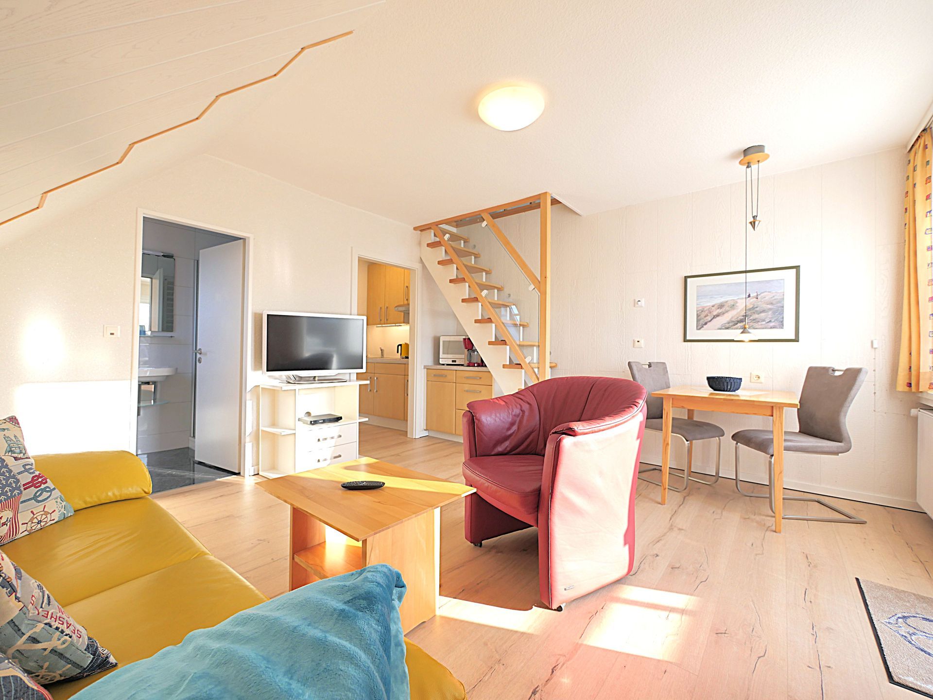 Appartmenthaus Seestern App.Nr.1 Wohnzimmer