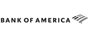 Bank of America logo: black text 