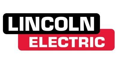 Logo de Lincoln Electric : rectangles noirs et rouges avec les mots « LINCOLN » et « ELECTRIC » en blanc.
