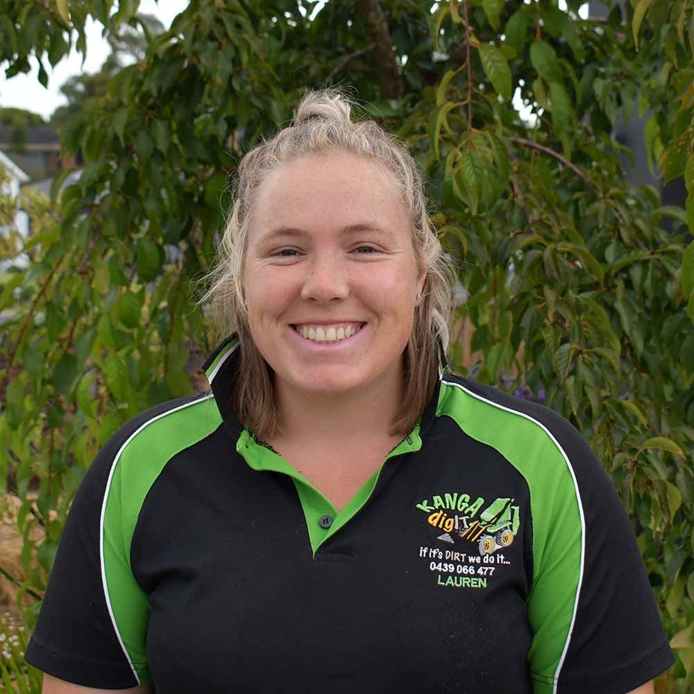 Lauren - Kanga Dig It Landscaping, Ballarat