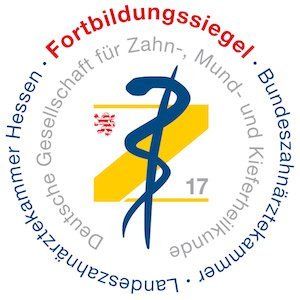 Fortbildungssiegel Dr. Peter Holtmanns – Zahnarzt Braunfels