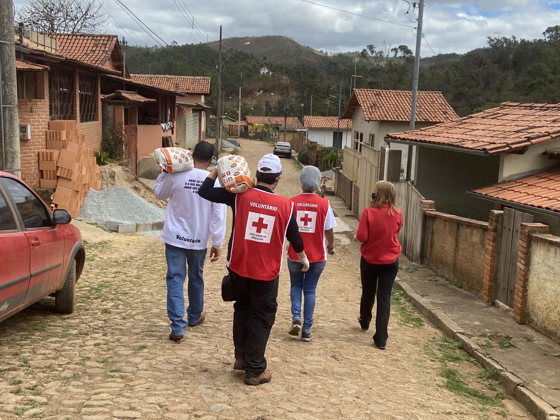 voluntários da CVB-MG em ação