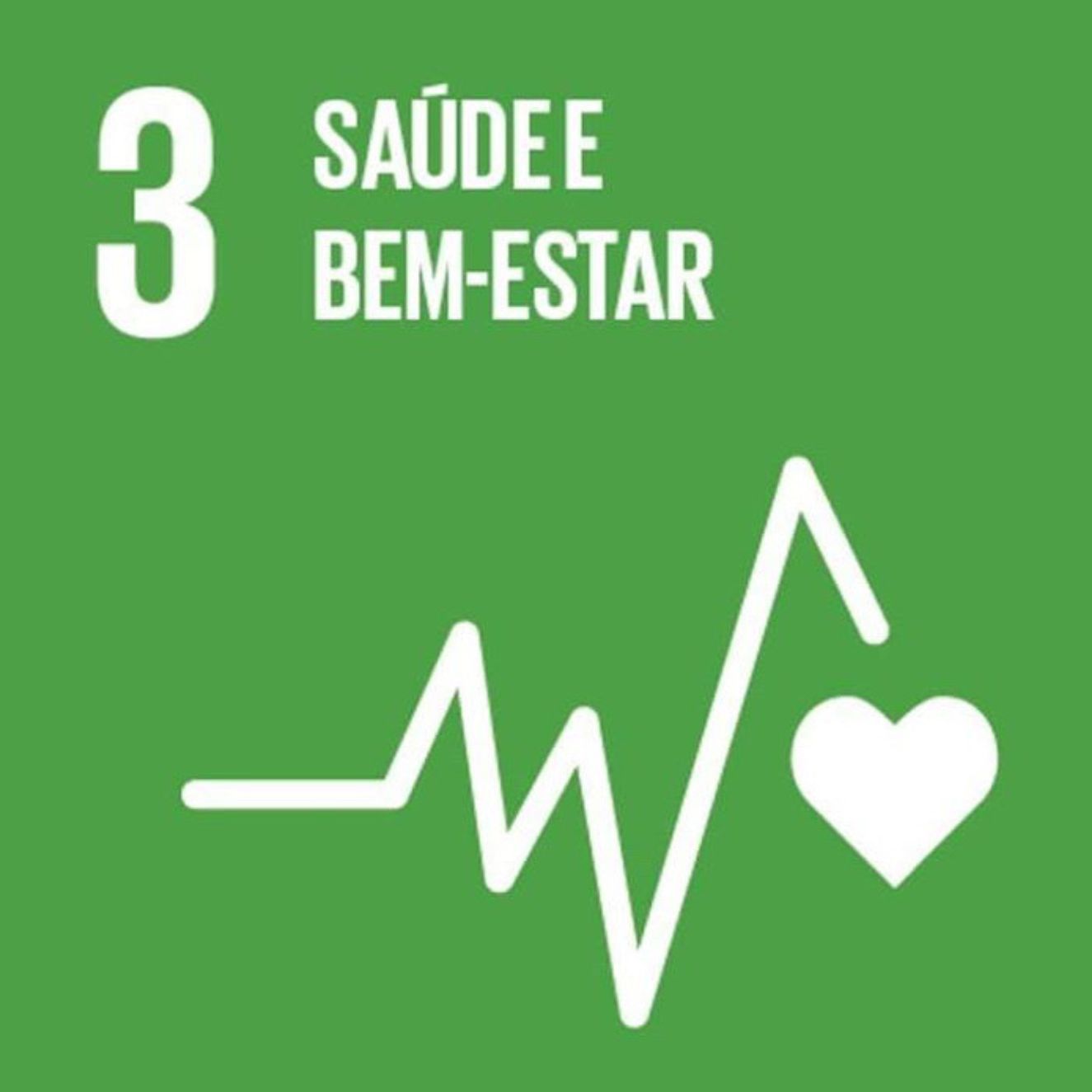 Logotipo da ONU para o Objetivo de Desenvolvimento sistentável 3